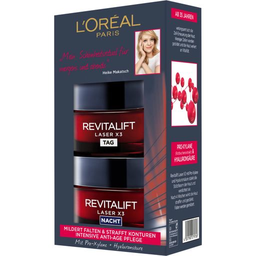 L'Oréal Paris Revitalift Laser X3 Tag + Nacht Coffret - 100 ml