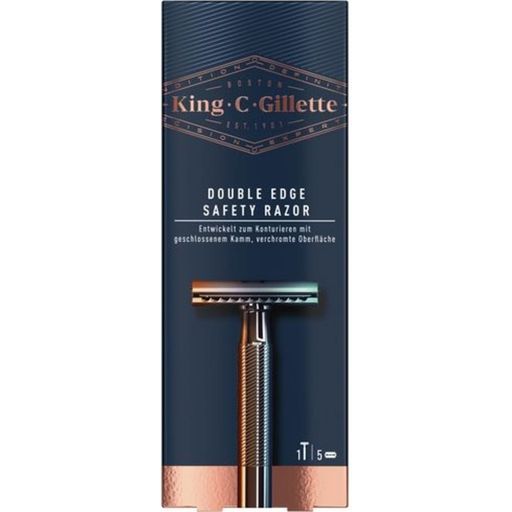 King C. Gillette Maszynka do golenia z 5 wymiennymi ostrzami - 1 Szt.
