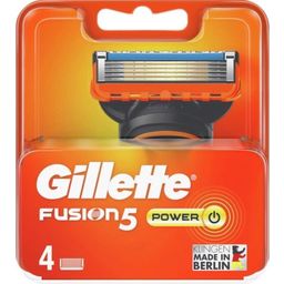 Gillette Fusion5 Power Scheermesjes - 4 Stuks