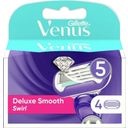 Venus Deluxe Smooth Swirl Wymienne wkłady - 4 Sztuka