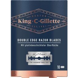 King C. Gillette Double Edge Navulmesjes - 10 stuks - 10 Stuks