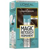 Magic Retouch Permanent obstojna barva za narastek - temno rjava 4