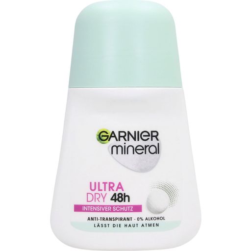 GARNIER mineral - Desodorante Roll-On, Ultra Dry - 50 ml