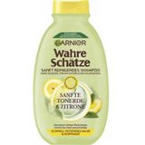 Wahre Schätze (Botanic Therapy) Delikatnie oczyszczający szampon do włosów Glinka & Cytryna