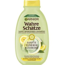 Wahre Schätze (Botanic Therapy) Delikatnie oczyszczający szampon do włosów Glinka & Cytryna