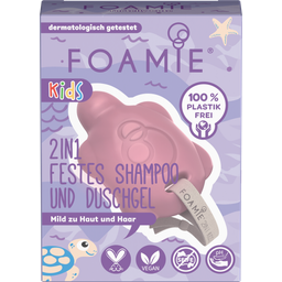 Foamie 2-in-1 Kids Solid Shampoo & Shower Gel  - Pink