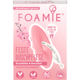 Foamie Tuhé sprchovacie mydlo Cherry Kiss - 80 g