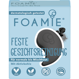 Foamie Too Coal To Be True Solid Face Cleanser  - Travel-size 