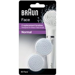 Face Brush 2 Replacement Brushes - Normal 80 - 1 Stuk