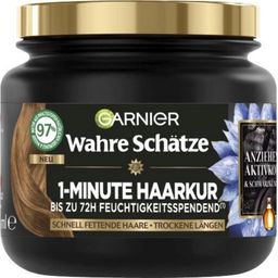 Wahre Schätze (BOTANIC THERAPY) 1-minútová kúra na vlasy s aktívnym uhlím - 340 ml
