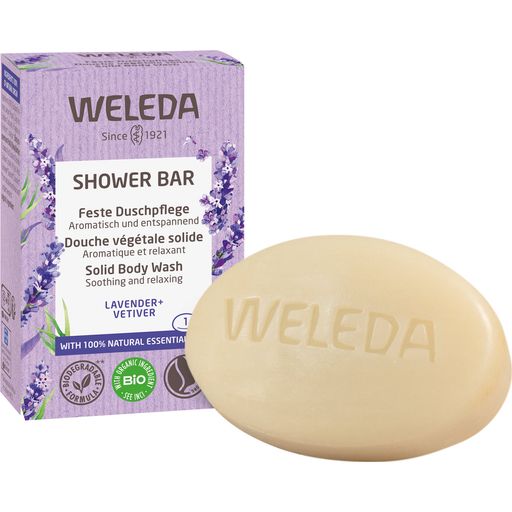 Tuhé mydlo na sprchovanie s levanduľou a vetiverom - 75 g