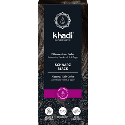 Khadi Farba roślinna do włosów, czarna - 100 g