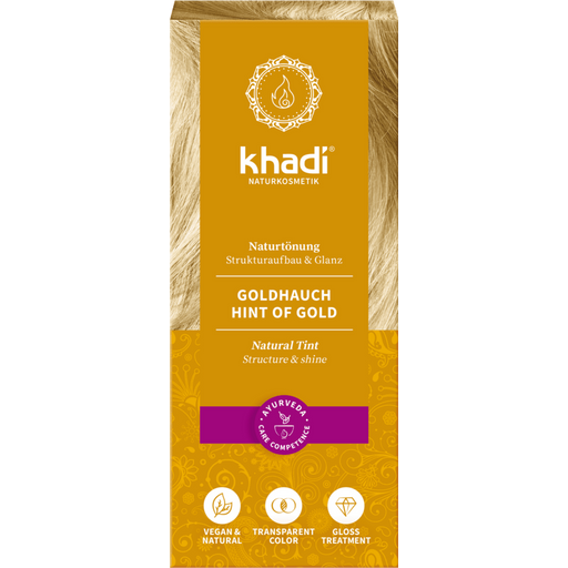 Khadi Pflanzenhaarfarbe Goldhauch - 100 g