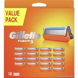 Gillette Fusion5 Razor Blades - 18 Pieces