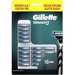 Gillette Mach3 Razor Blades - 18 Pcs