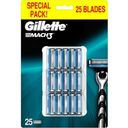 Gillette Mach3 - Cuchillas de repuesto - 25 piezas