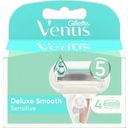 Náhradné hlavice pre Venus Deluxe Smooth Sensitive - 4 ks