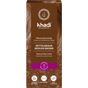 Khadi Plantaardige Haarverf Medium Brown - 100 g