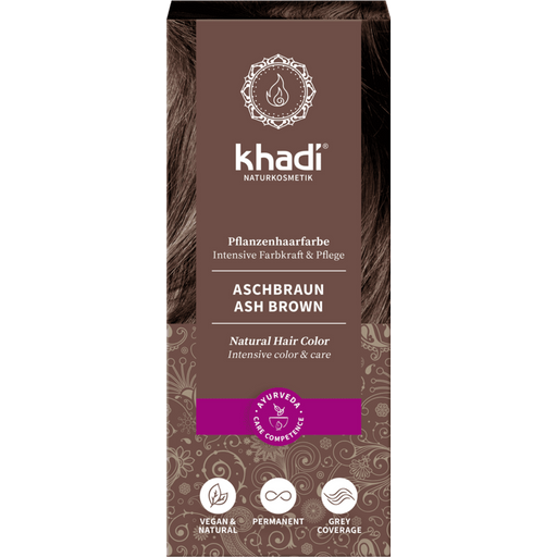 Khadi Plantaardige Haarverf Ash Brown - 100 g