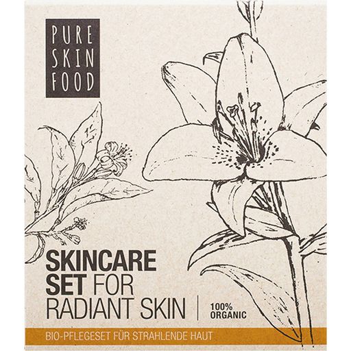 Pure Skin Food Organic Skincare Set For Radiant Skin - 1 Set