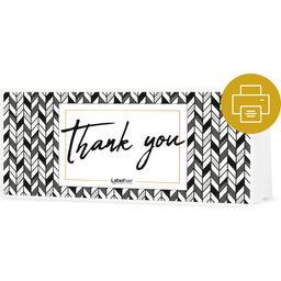 Labelhair "Hvala" darilni bon za lastno tiskanje