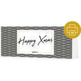 Presentkort "Happy X-Mas" - Skriv Ut Hemma