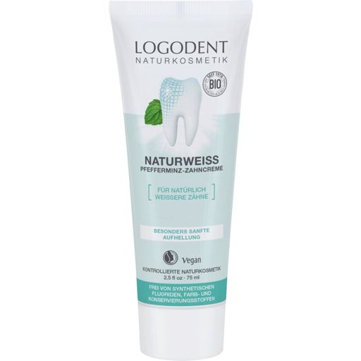 Logodent Natural White Toothpaste - 75 ml