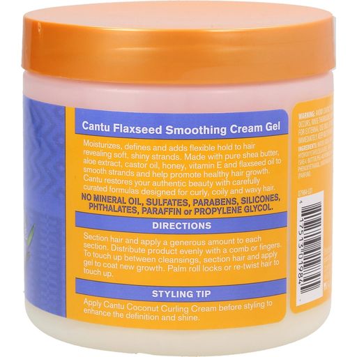 Cantu Flaxseed - Smoothing Cream Gel - 453 g