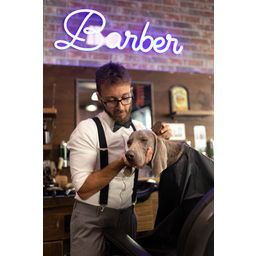 Peigne-Brosse à Dents Fines Barbershop 13x7x4cm - 1 pcs