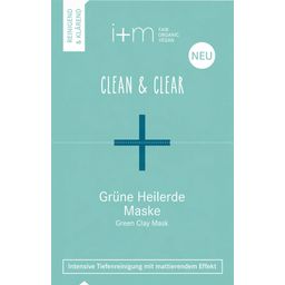 i+m Naturkosmetik Berlin Clean & Clear maska z zeleno glino