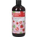 Family 2in1 Shampoo & Douchegel Aardbei & Aloë - 500 ml