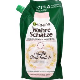 Wahre Schätze (Botanic Therapy) Kojący szampon do włosów Delikatne mleko owsiane, opakowanie uzupełniające - 500 ml