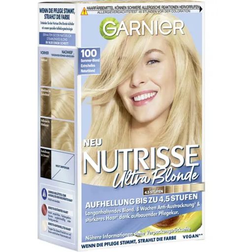 Nutrisse Ultra Blonde nega za lase-posvetlitvena barva za lase št. 100 ekstra svetla naravna blond - 1 k.