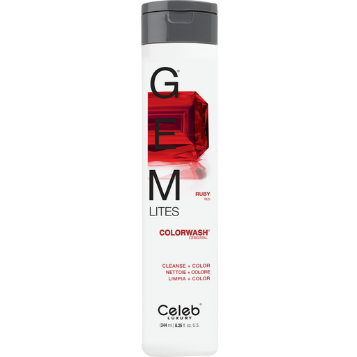 Celeb Luxury GEM LITES Colorwash - Ruby Red - 244 ml