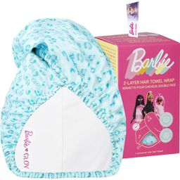GLOV Barbie Collection Double Sided Hair Wrap - Blue Panther