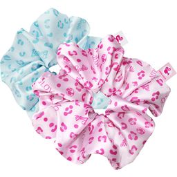 Barbie Collection Scrunchies Set Pink & Blue Panther - L