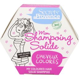 Secrets de Provence Shampoing Solide Bio aux Cheveux Colorés - 85 g