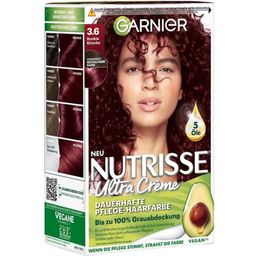 Nutrisse Ultra Crème - Coloration Permanente Nutrition Intense - 3.6 Rouge Châtain Foncé - 1 pcs
