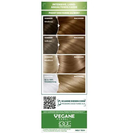 Nutrisse Ultra Creme dauerhafte Pflege-Haarfarbe Nr. 6.3 Dunkles Goldblond - 1 Stk