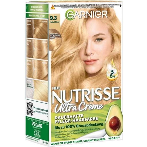 Nutrisse Ultra Creme barva za lase št. 9.3 svetlo zlata blond - 1 k.