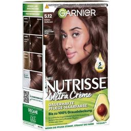 Nutrisse Ultra Crème - Coloration Permanente Nutrition Intense - 5.12 Châtain Clair Froid - 1 pcs