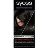 syoss Permanent Colouration - Black 