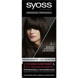 syoss Permanent Colour - Natural Black Brown - 1 pcs