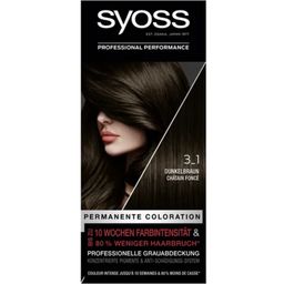 syoss Permanente Haarverf, Donkerbruin - 1 Stuk