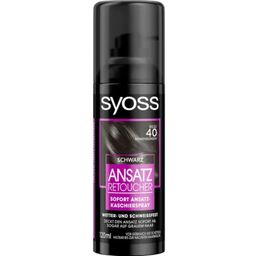 syoss Spray Ritocco Colore Retoucher, Nero - 120 ml