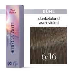 Wella Illumina Color - 6/16 dunkelblond asch-violett