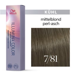 Wella Illumina Color - 7/81 mittelblond perl-asch