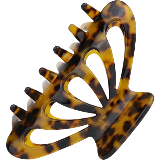 Sasstie Princess Hair Clip Claw  - Dark Cheetah