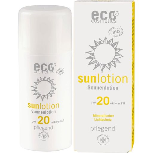 eco cosmetics Losjon za sončenje ZF 20 - 100 ml