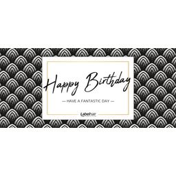 Labelhair "Happy Birthday" Geschenkgutschein